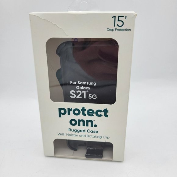 Protect Onn. Rugged Cell Phone Case With Holster And Rotating Clip New In Box - Picture 7 of 7